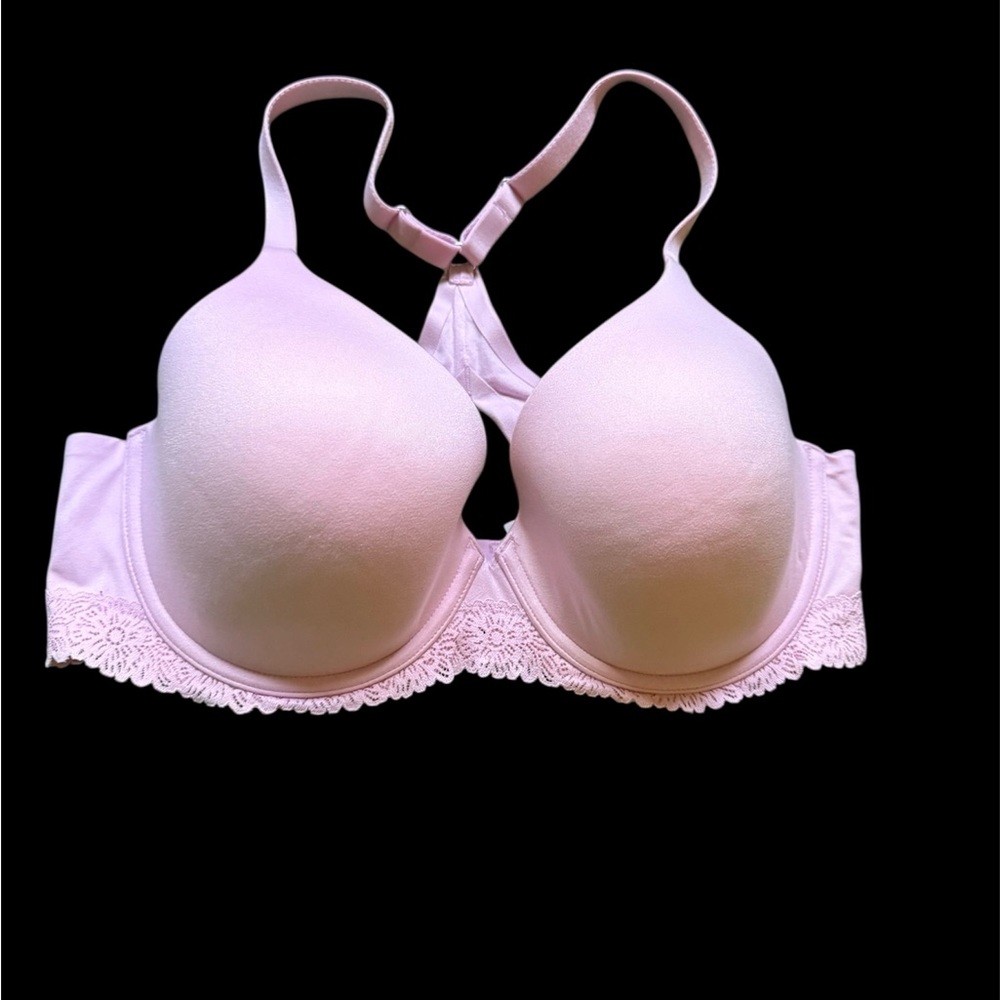 Aerie Lace Trimmed Pink Racer back Bra
